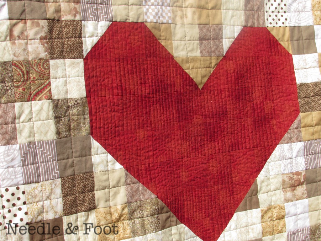Patti's Heart Quilt; March 2015