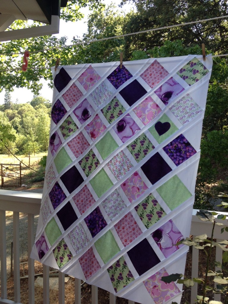 baby quilt front