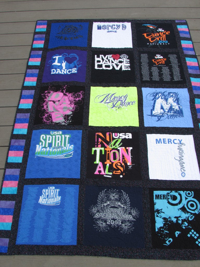 Li'ls TShirt Quilt August, 2014