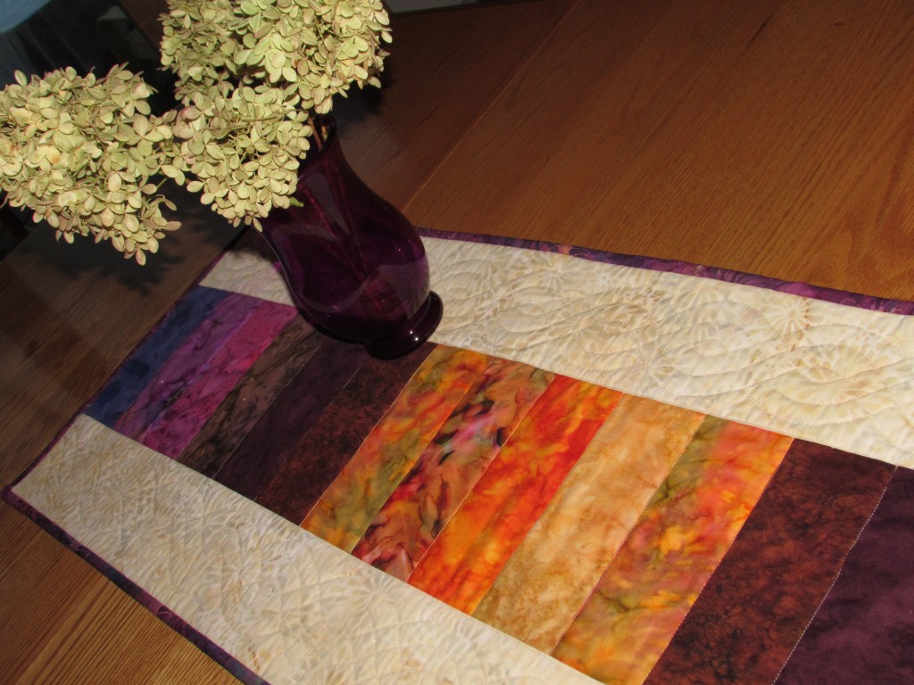 Sunset Tablerunner September, 2014