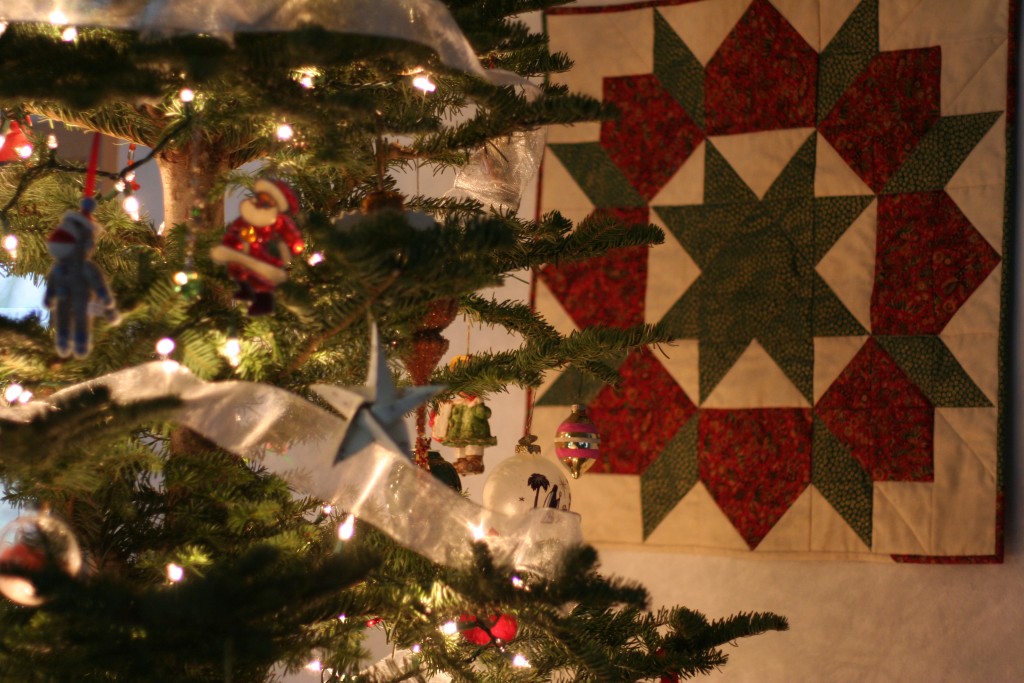 swoon quilt with tree