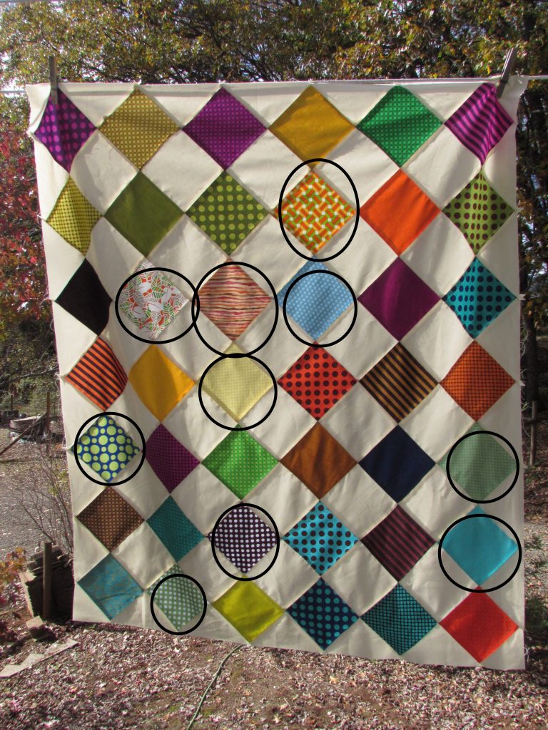 crazy mom quilts: patchwork chenille rug