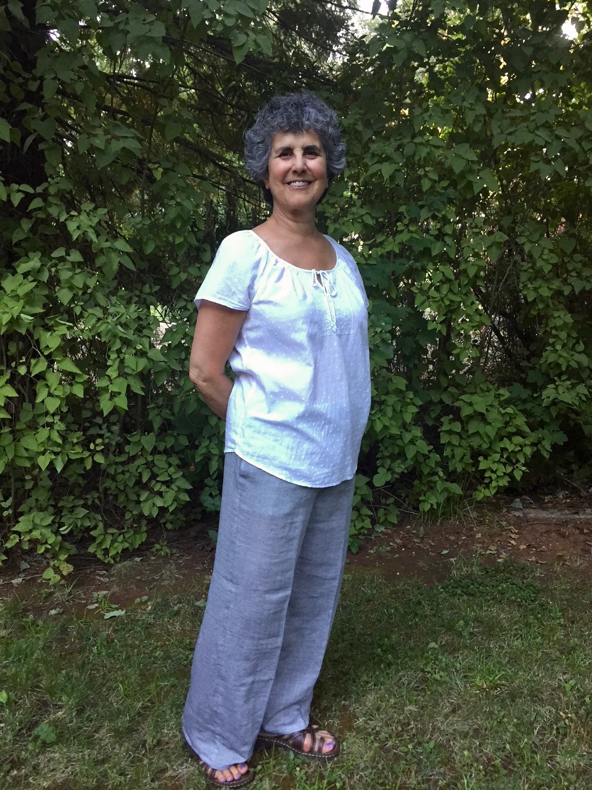 Friday Finish – Chambray Pants | Needle and Foot