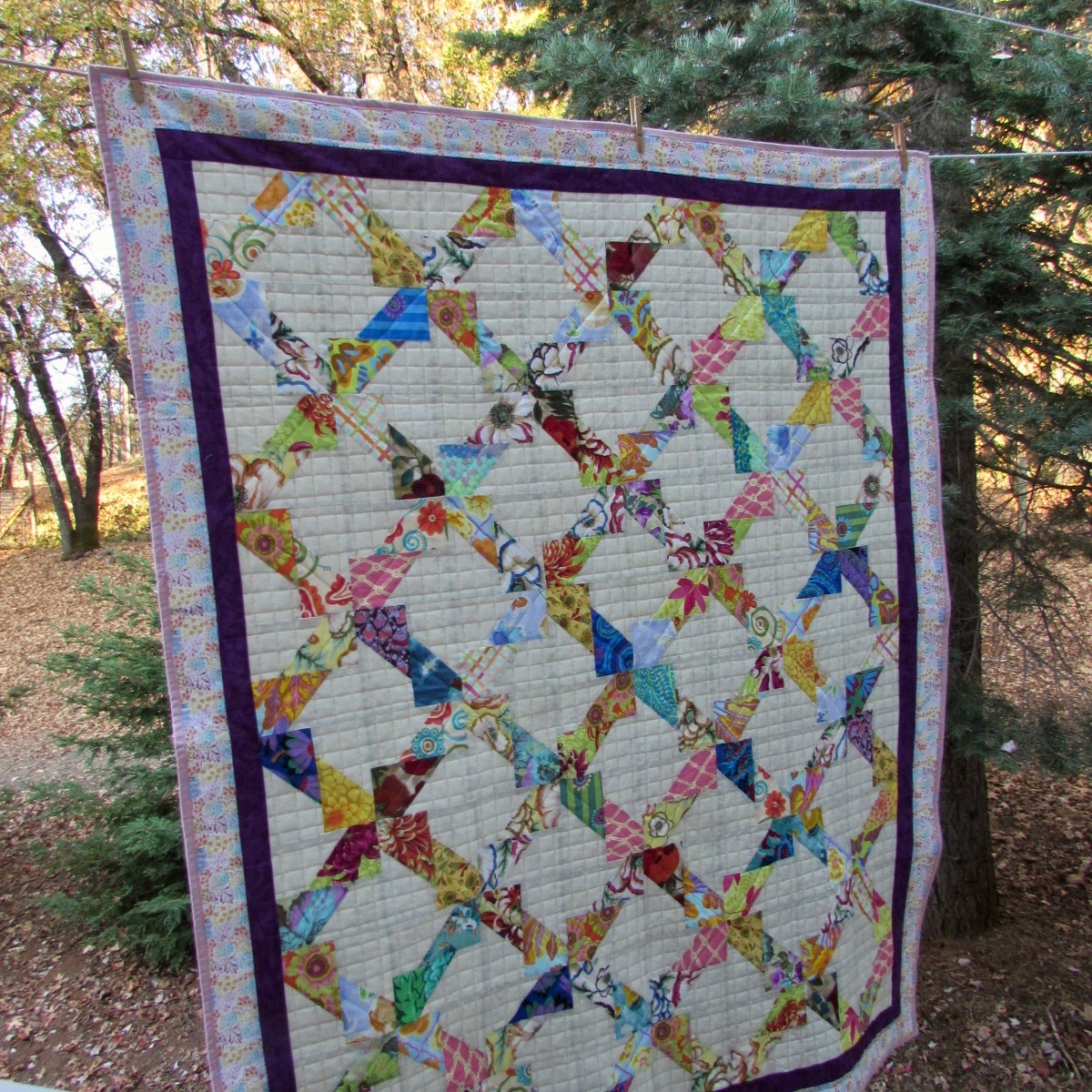 Twisted Quilt is Finished!
