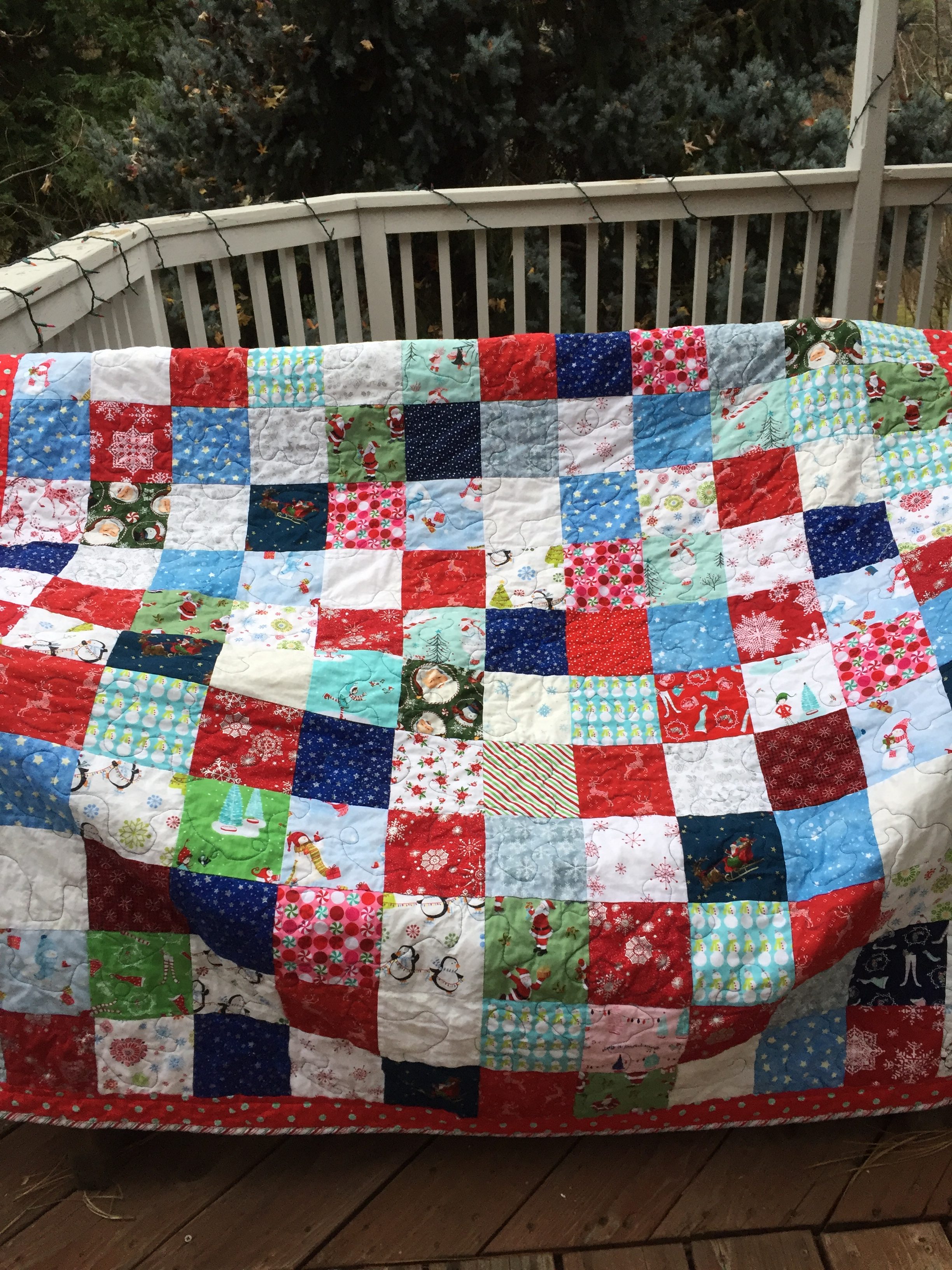 Christmas Patchwork Quilt