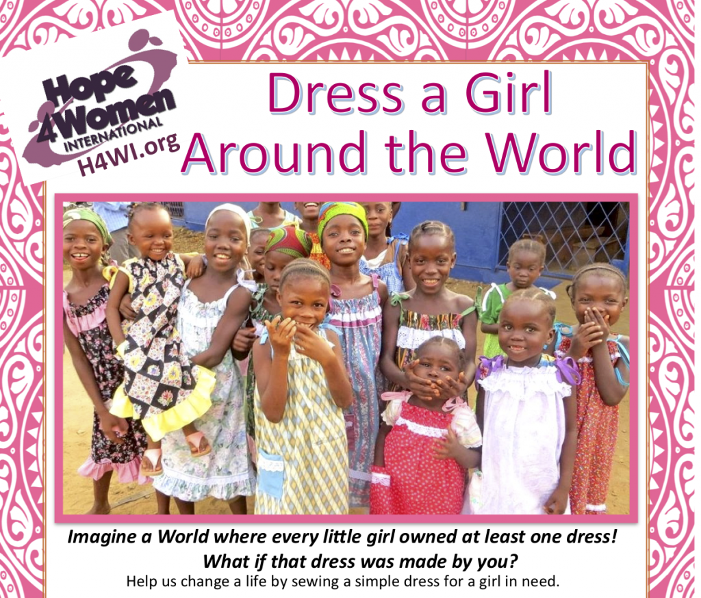 Dress A Girl Around The World Finish Needle And Foot