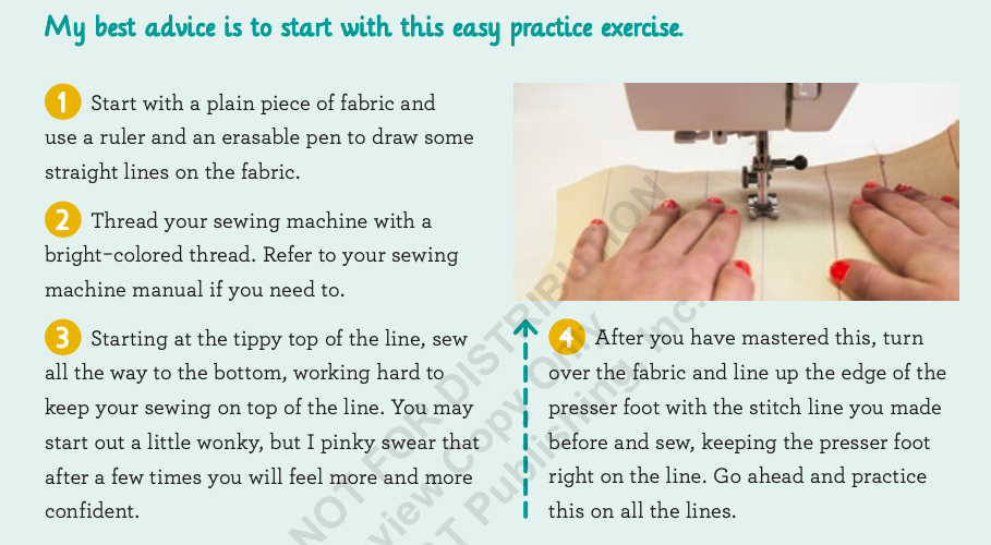 Threading A Sewing Machine & Practice Tips
