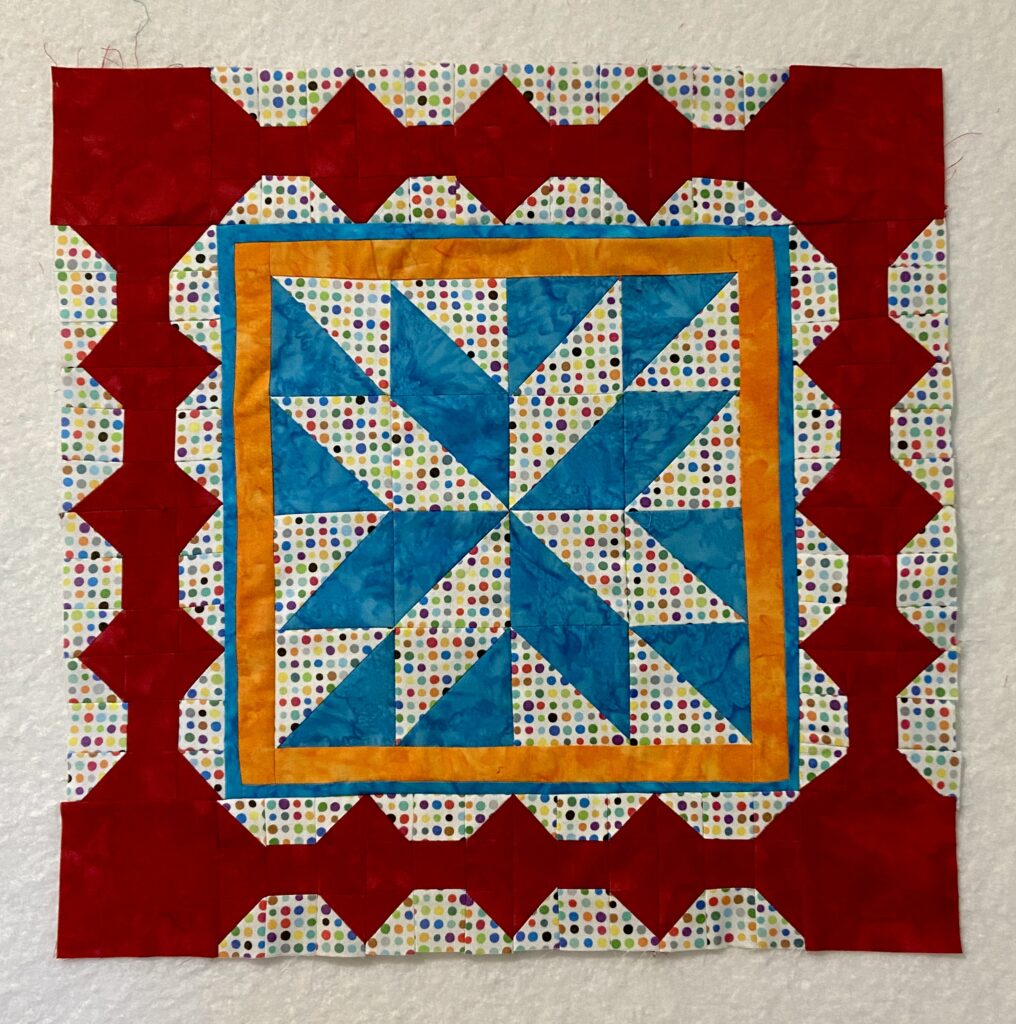 Easy Peasy Charm Square Quilt (Part 2) ~ Half Square Triangle Quilt