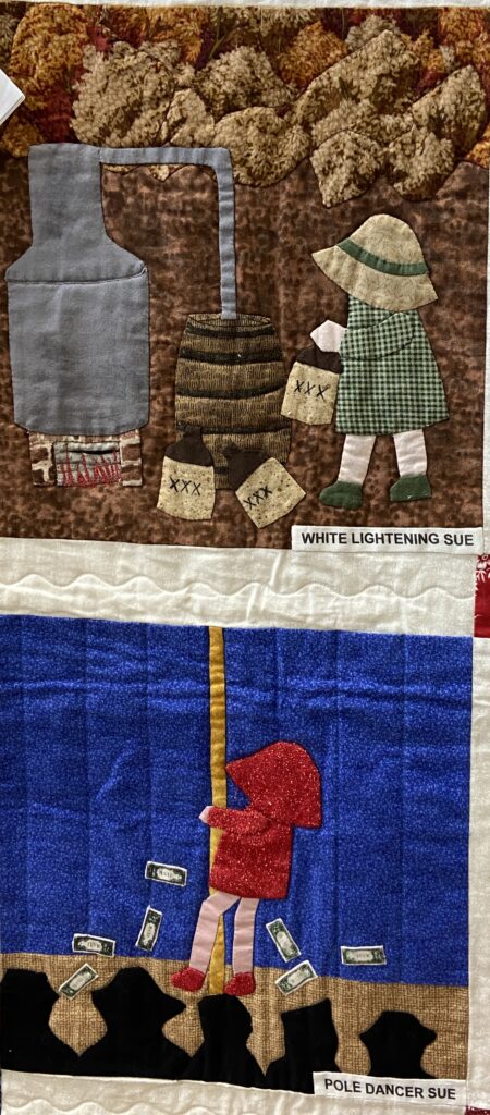 Sue Spargo Folk-art Quilts - Beautiful Sand Dollar piece created